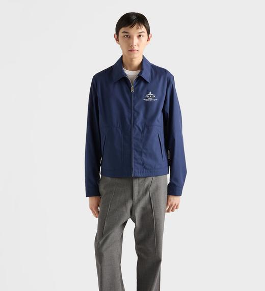 男款棉质做旧印花短夹克外套020 商品图3