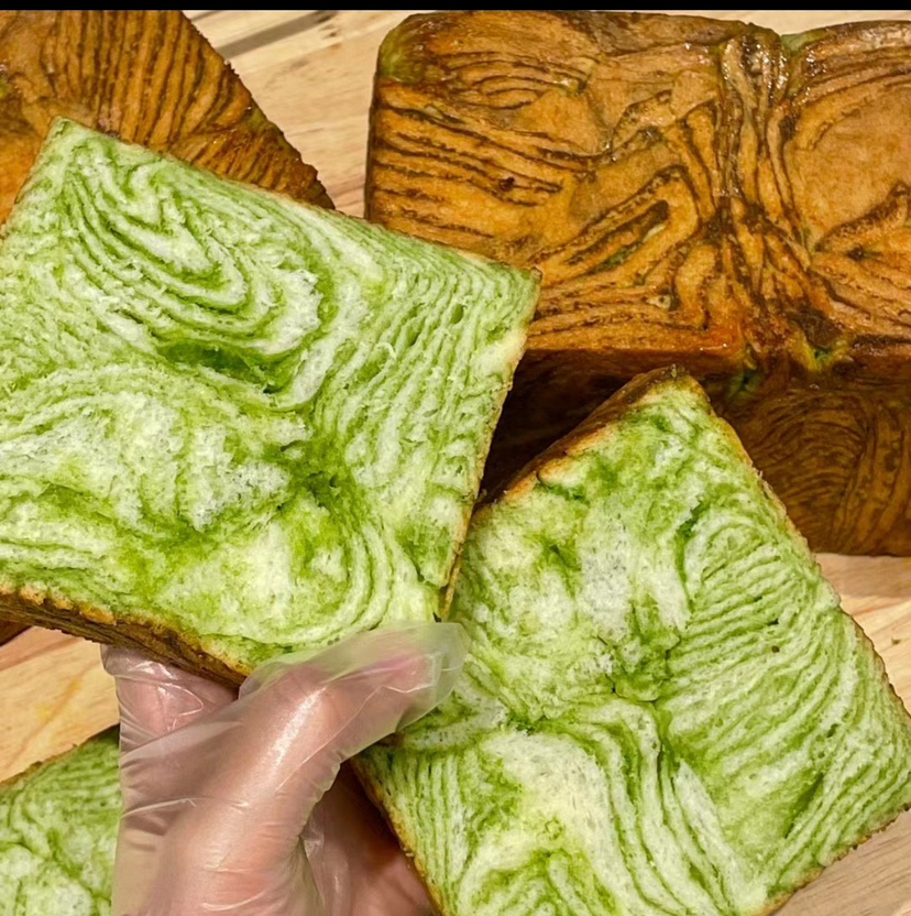 抹茶奶酥吐司