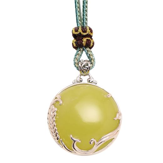 董易奇2026丙午马年十二生肖属猴吊坠岫玉吊坠男女项链吉祥物 商品图4