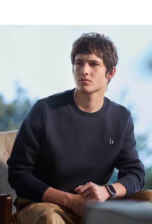 H@ZZYS 25新款右臂字母刺绣圆领卫衣 Z-15620 商品图5