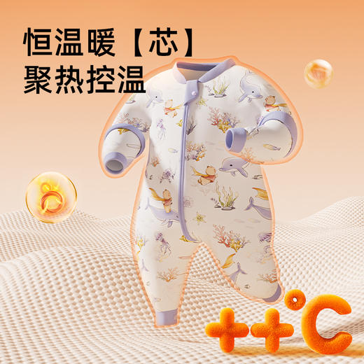 【福利价全尺寸99元】蒂乐婴儿睡袋宝宝春秋款儿童恒温防踢被抗菌纯棉睡衣分腿四季通用 商品图1
