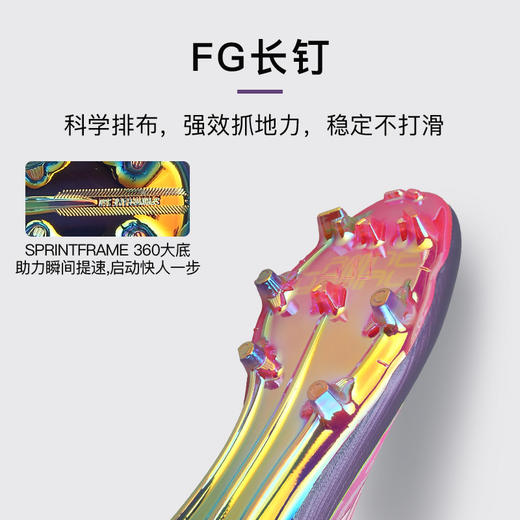 小李子阿迪达斯F50高端亚马尔FG无鞋带足球鞋JS0560 商品图2