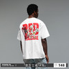 REDCHARCOAL红炭白色速干印花短袖T恤男夏季潮牌宽松情侣男士半袖 商品缩略图0