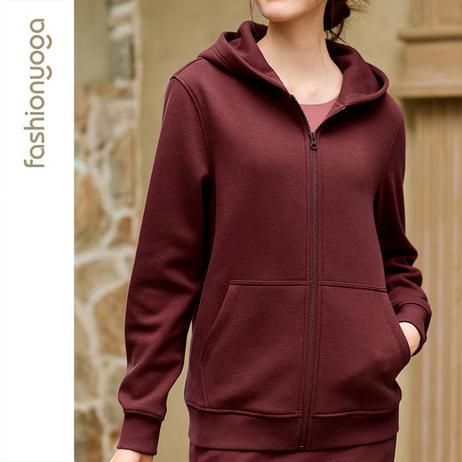 F15853宽松连帽拉链外套 商品图10