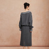 QG102斯尔丽25新款休闲时尚不费心机的套装搭配廓形上衣直筒裙减龄套装 商品缩略图6
