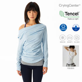 一字肩的松弛感绝了ㅠㅠ