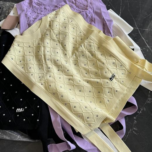 缪家满钻 冰丝羊毛混纺背心 商品图10