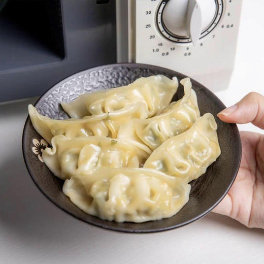 荠菜鲜猪肉蒸饺1.38kg皮薄馅足营养早餐速食煎饺水饺 商品图1