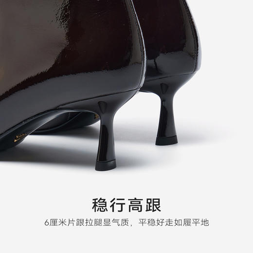 星期六摩登风尚尖头细跟时装短靴SSD4116582 商品图9
