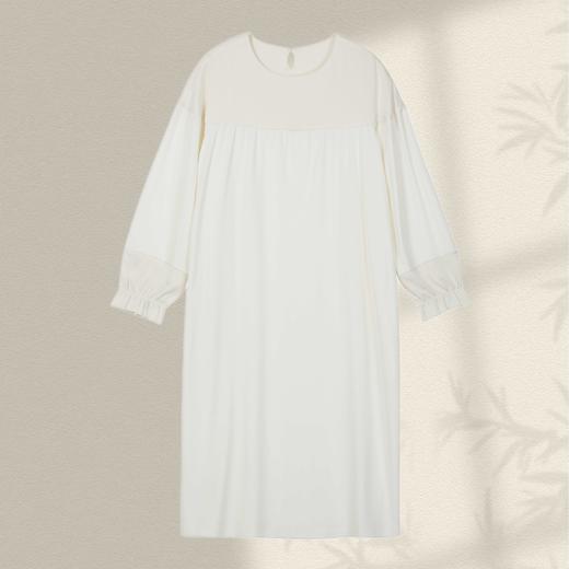 【双皮奶丝】SCHIESSER德国舒雅女士莫代尔氨纶长袖连衣裙家居裙 年轻 时尚 质感 31/25713D 商品图3