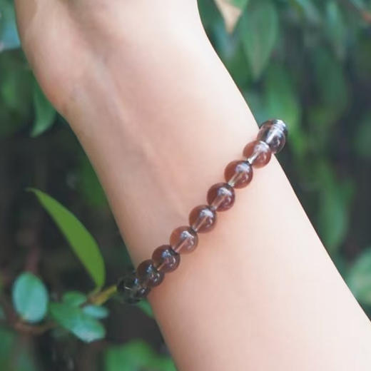 茶水晶手串 自然剔透 颗颗精选 商品图5