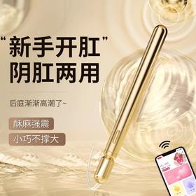 谜姬悦庭棒小程序阴肛两用肛塞震动棒后庭开肛情趣成人用品