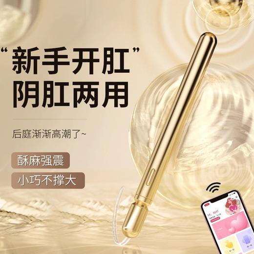 谜姬悦庭棒小程序阴肛两用肛塞震动棒后庭开肛情趣成人用品 商品图4