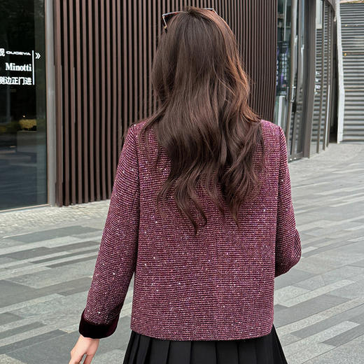 QYM 5953-Y时尚气质小香风外套 商品图3