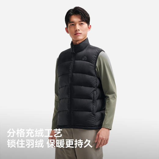 伯希和户外轻薄羽绒马甲女2025新款800蓬鹅绒保暖登山运动外套男 商品图3