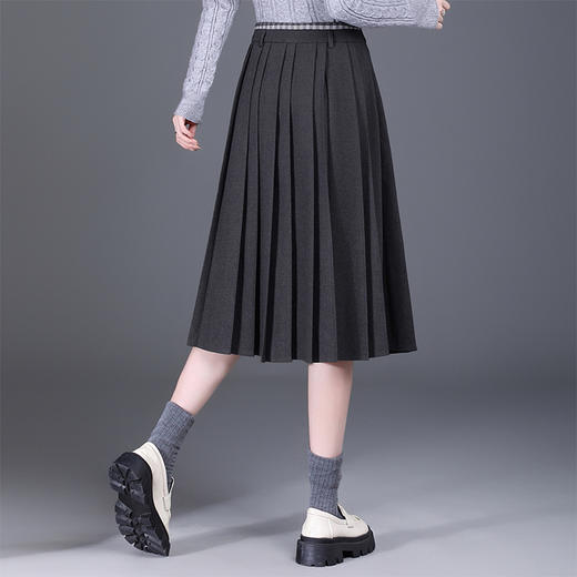 QYM 771-Y百褶裙高腰半身裙时尚A字裙 商品图2