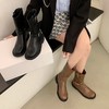 【YW】无忧购 粗跟时装靴秋季美拉德风中筒西部靴马丁靴女F55（截单后3-5天发货） 商品缩略图3