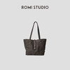 ROMI STUDIO 首饰袋 水染头层牛皮手工铜钉单肩托特包RWCAP05947 商品缩略图0