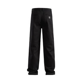 REDCHARCOAL红炭 0086版型系列直筒牛仔裤男酵石磨抓痕基础款裤子