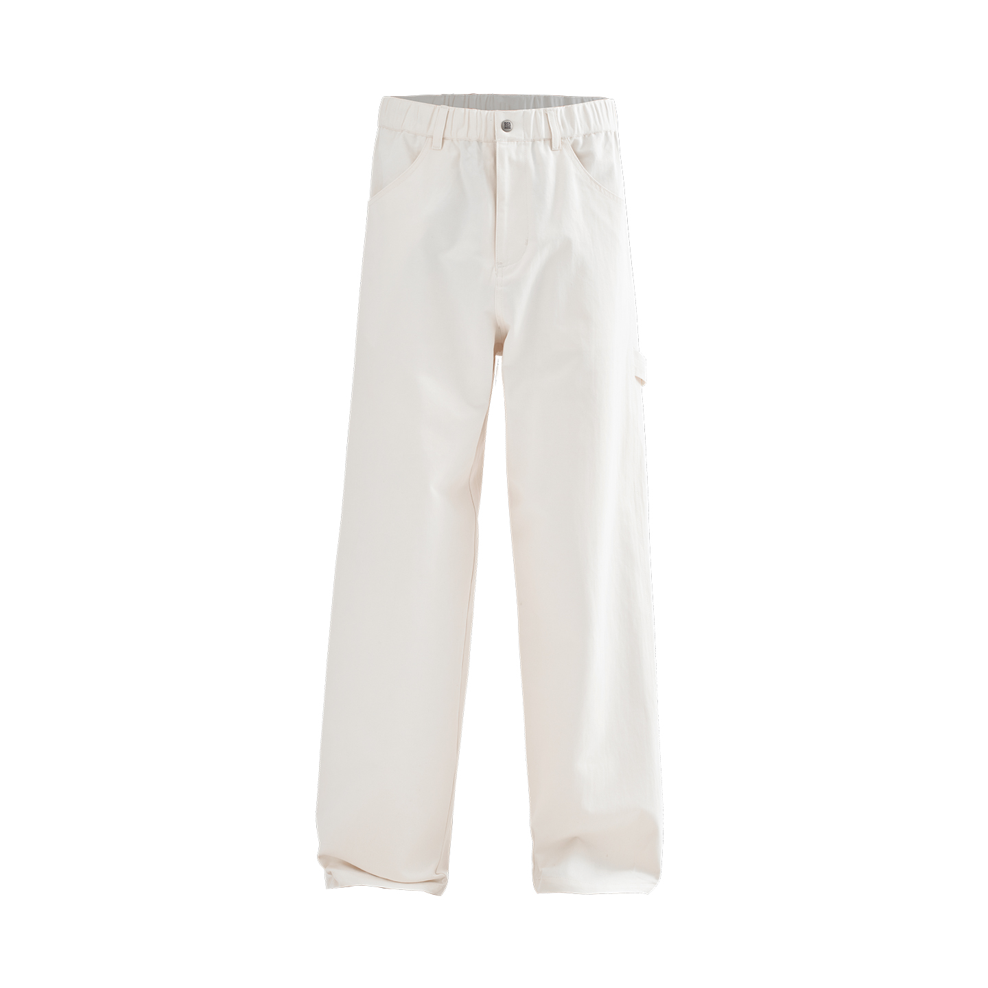 REDCHARCOAL 红炭黑色抽绳直筒伐木休闲裤男新款宽松百搭男士裤子