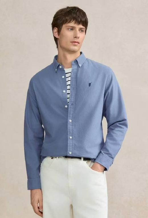 POLOWALK 男式长袖衬衫（净色）B4EW53250191 [广百北京路店] 【9F-折扣】 商品图0