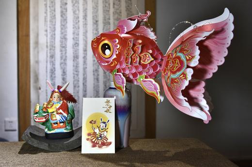 正安 秋分手作 和明·兔儿爷彩绘&非遗鱼灯 祈愿家宅永安照亮团圆路 中秋月满处即故乡 商品图0