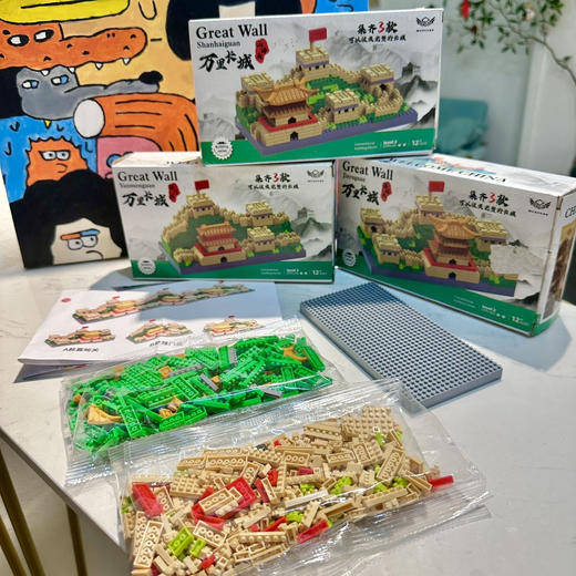 福利价🔥39.9元5件【国潮建筑积木】不重复积木玩具 很有纪念意义的玩具 了解历史建筑 燃起孩子们建构的热情 商品图1