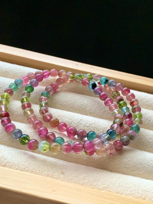 5.3mm多圈西瓜碧玺手串 商品图1