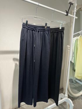 【门店同款】ENJOY秋季抽绳显瘦阔腿裤 164701858