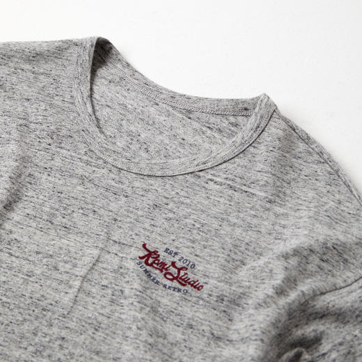 ROMI STUDIO“复古格调”羊毛天丝混纺柔软垂坠短袖T恤 RWCAS66291 商品图2