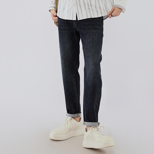 【断码清仓】HX 秋季水洗萝卜牛仔长裤S201533075101 商品图0