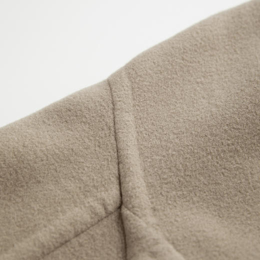 ROMI STUDIO"棕标系列"羊毛绒感双面呢连帽气质大衣RWCAWG4869 商品图2