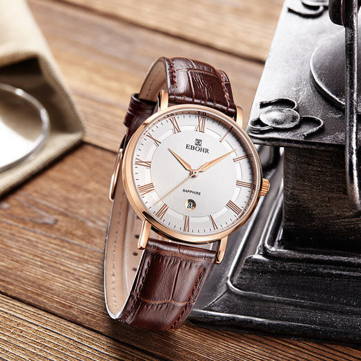 依波表EBOHR手表休闲简约腕表百搭日历石英手表男款防水手表3600 商品图1