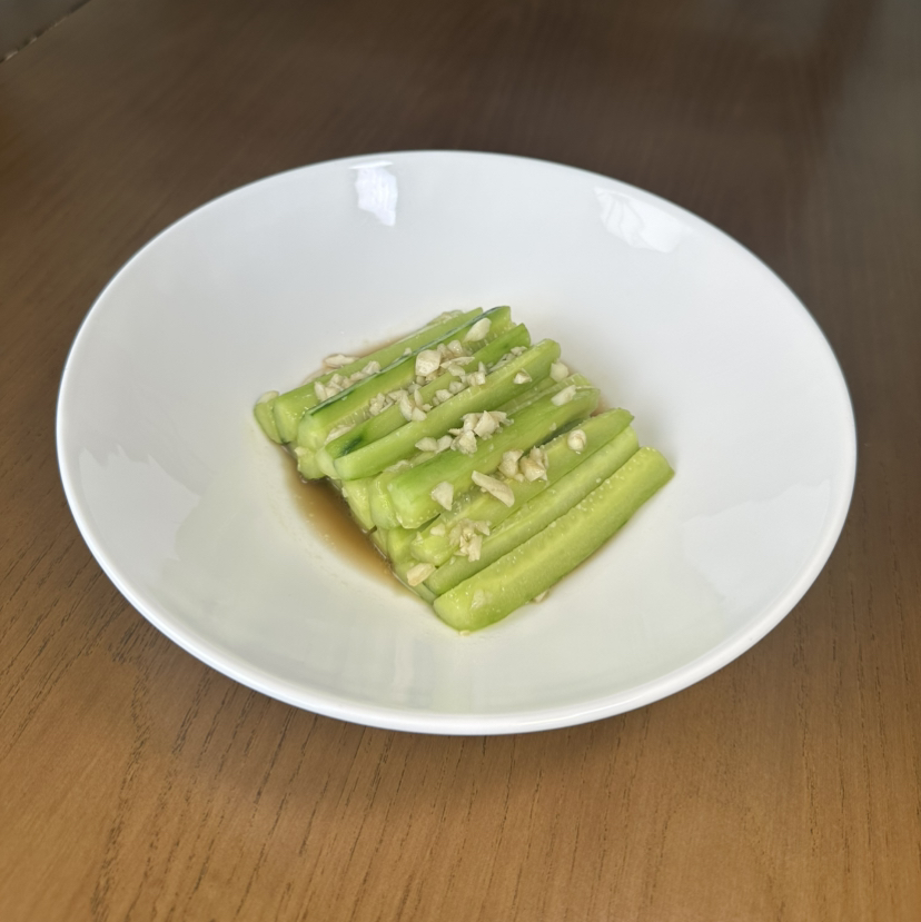 麻油蒜泥拍黄瓜