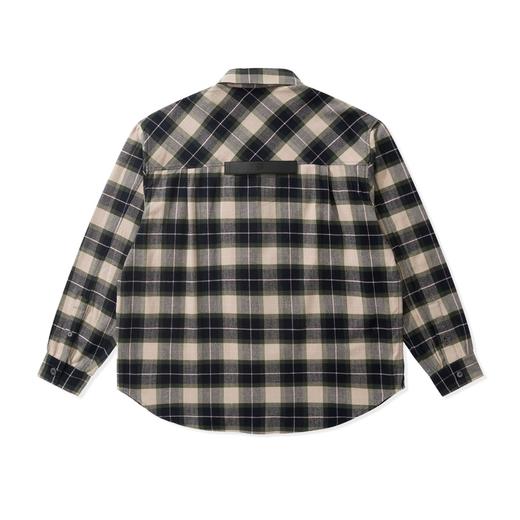 中性款法兰绒格纹拉链外套014 商品图1