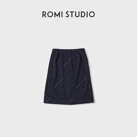 ROMI STUDIO"智性松弛"100%阿拉善小山羊绒质感半身裙RWCWXG5494