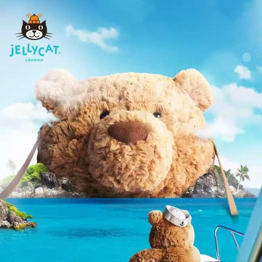 英国Jellycat巴塞罗熊包包公仔娃娃斜挎包玩偶陪伴学生毕业礼物cj 商品图0