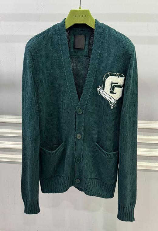 中性款logo针织毛衣开衫 商品图0