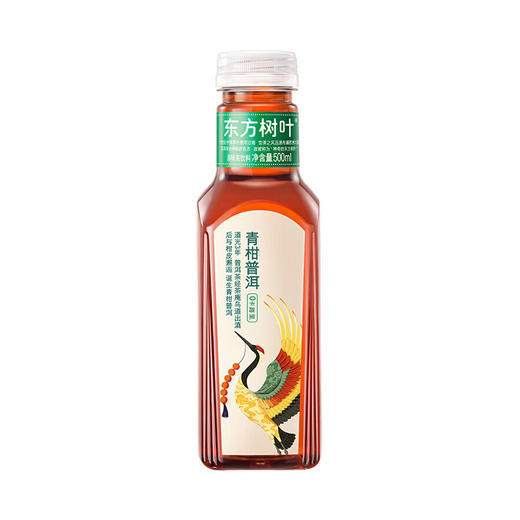 东方树叶青柑普洱复合茶饮料 500ml 商品图0