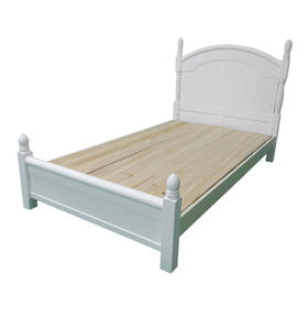 【OUTLET】N波士顿 单人床 水洗白