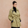 QG001斯尔丽25新款经典复古时尚慵懒风不压个子一手长廓形小个子风衣 商品缩略图2