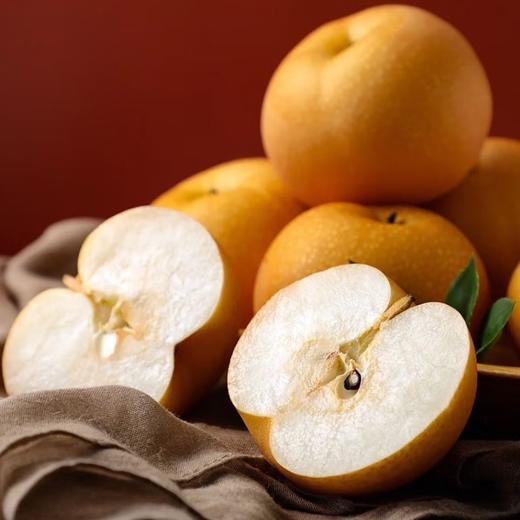 新鲜水果 肉质细腻   清甜多汁  圆黄梨3斤装 商品图1