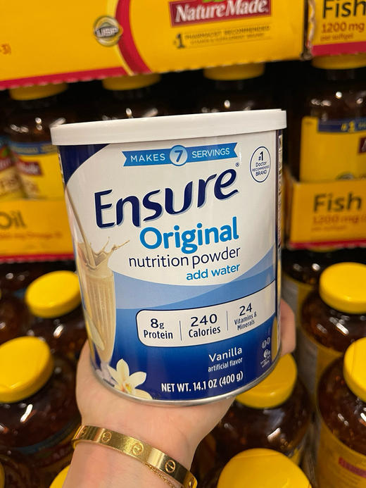 大促降价只要198元🉐提高免疫力❤️成人营养奶粉☘️☘️ 美国直邮特价💃【推荐】❤️❤️👏🏻美国雅培大安素 Ensure营养奶粉400g~ 学生👨🏻‍🎓以及成人、老年人、孕妇都可以喝哦！ 商品图0