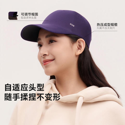 VVC御风·轻量化透气一体帽秋冬加大加深显脸小防晒棒球帽 商品图5