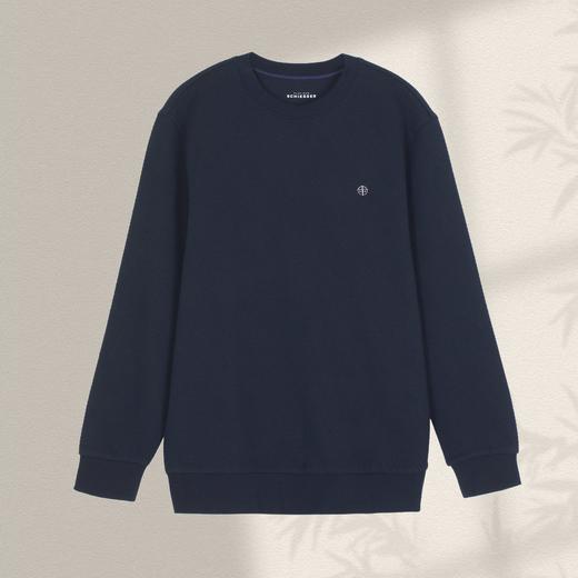 【铂雅时尚圆领外穿上衣】SCHIESSER德国舒雅高端铂雅时尚外穿圆领长袖上衣抗皱抗起球易打理99/25412U 商品图1