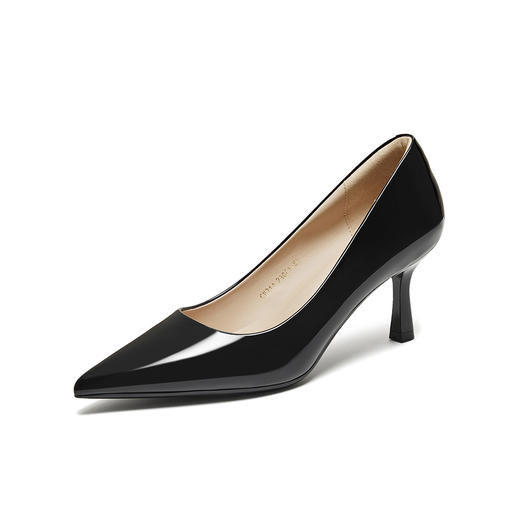 【百思图】BF楼百思图2026春季新款浅口单鞋裸色细跟高跟鞋尖头女鞋CU711CQ5 吊牌价669.现价299 商品图1