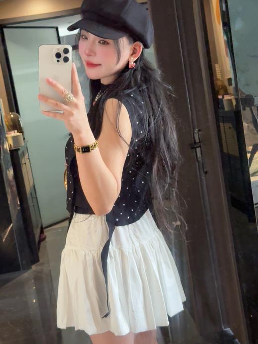 缪家满钻 冰丝羊毛混纺背心 商品图2