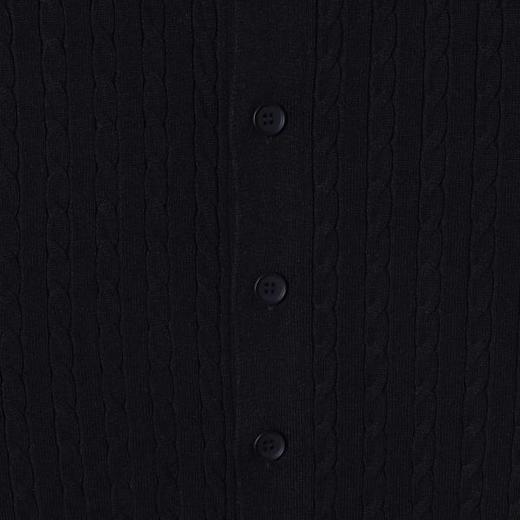 46764SDSA男士秋冬新款痞帅男装极简风短款纽花圆领针织衫百搭开衫毛衣 商品图2