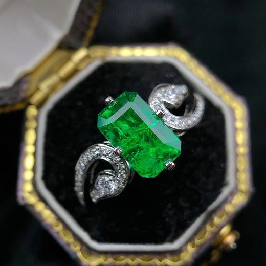 1.62ct刻面祖母绿戒指 商品图6