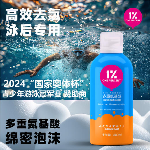 ONEPERCENT 1% 多重氨基酸活力唤醒沐浴慕斯 商品图7